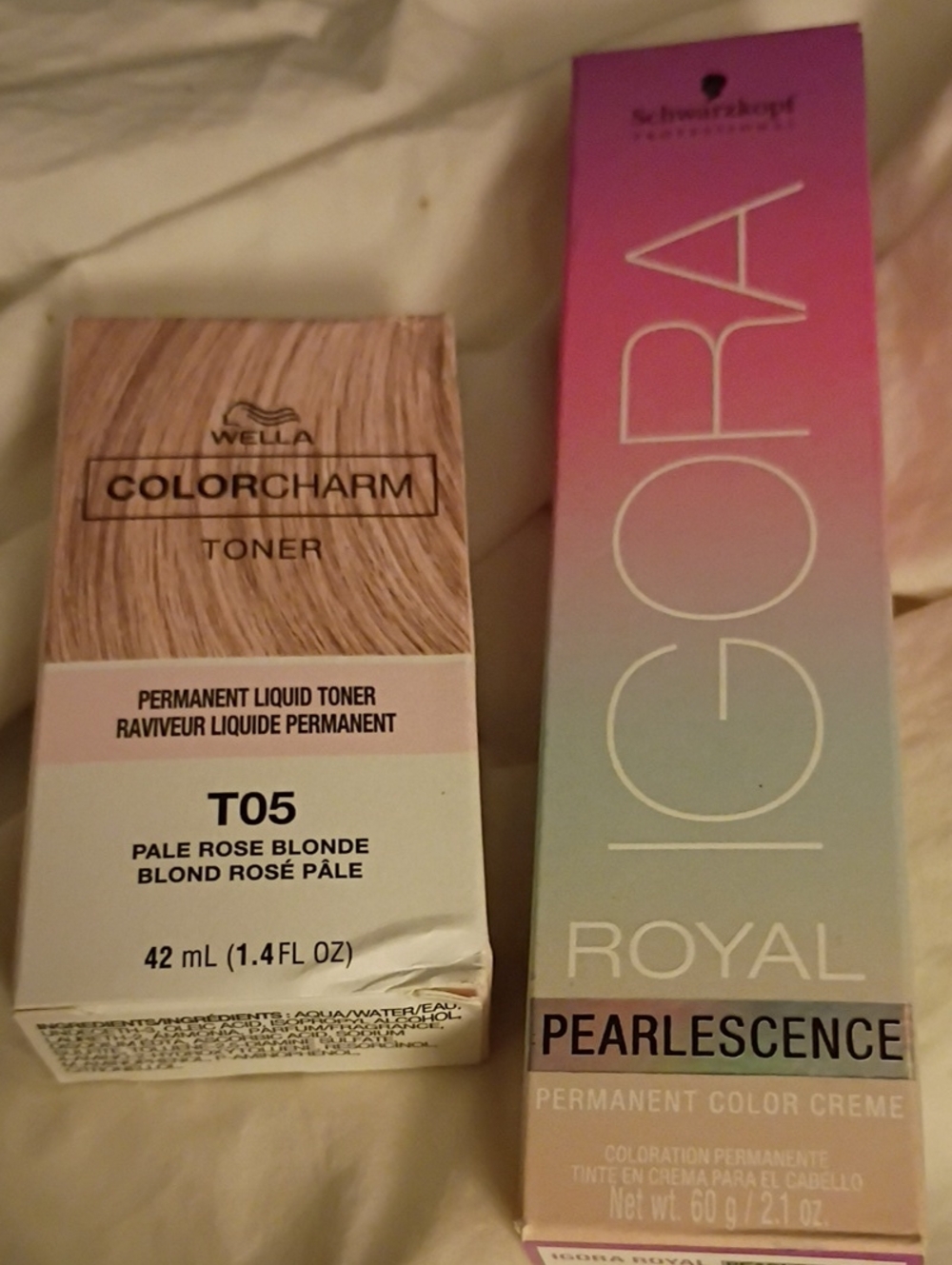 Pale Pink Bundle. Use On Very Pale Blonde Only. NIB